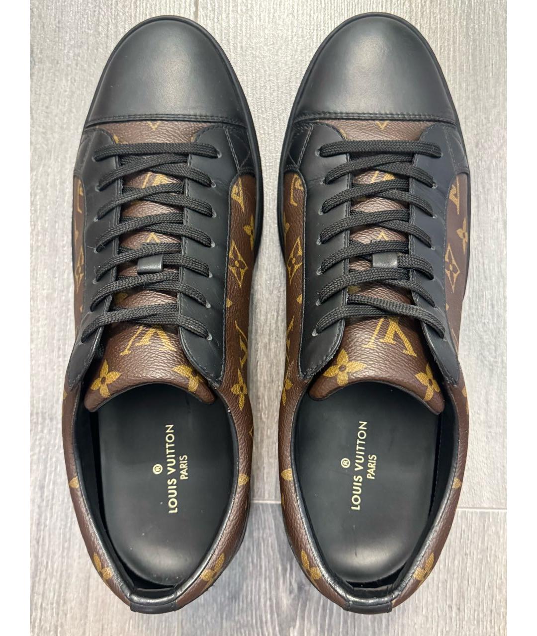 LOUIS VUITTON Коричневые низкие кроссовки / кеды, фото 3