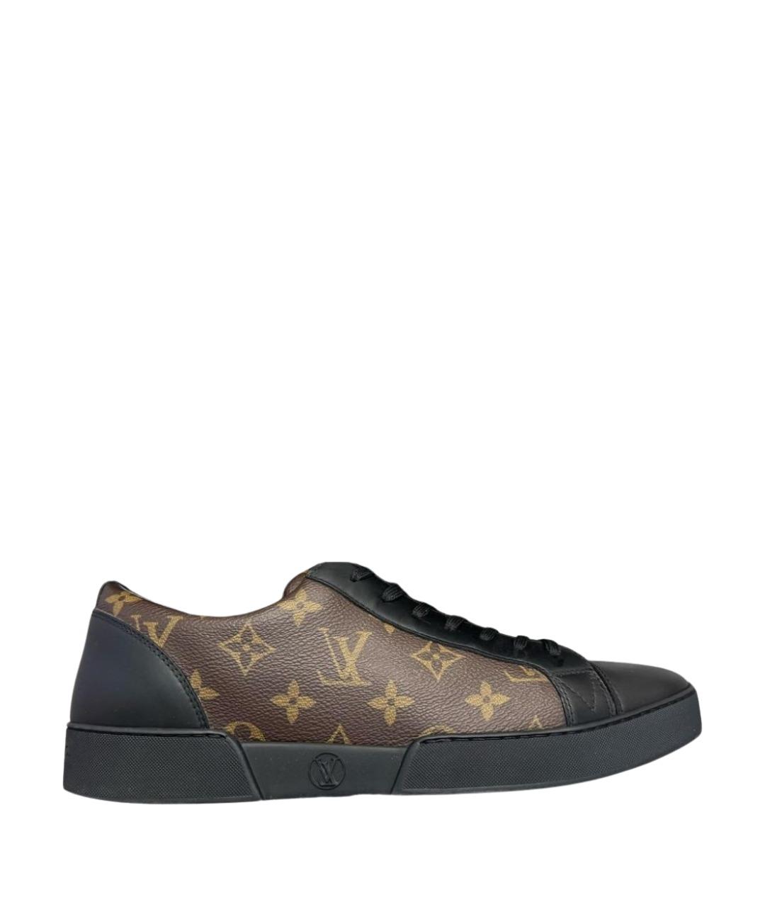 LOUIS VUITTON Коричневые низкие кроссовки / кеды, фото 1
