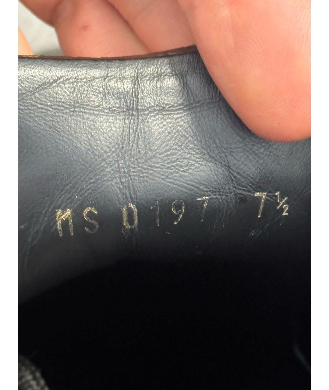 LOUIS VUITTON Коричневые низкие кроссовки / кеды, фото 7