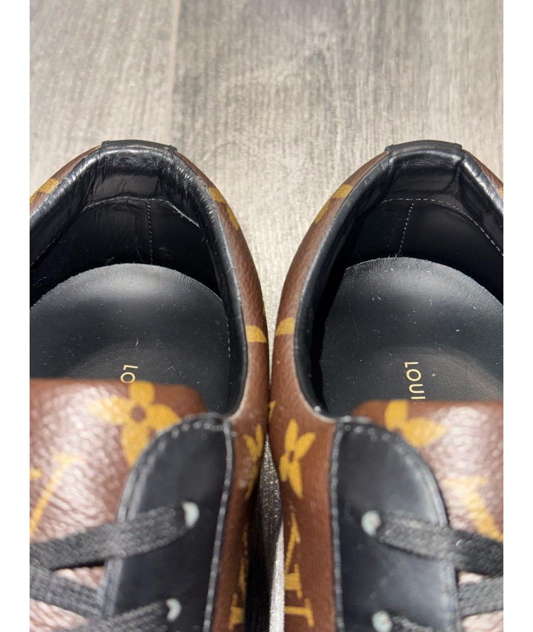 LOUIS VUITTON Коричневые низкие кроссовки / кеды, фото 6