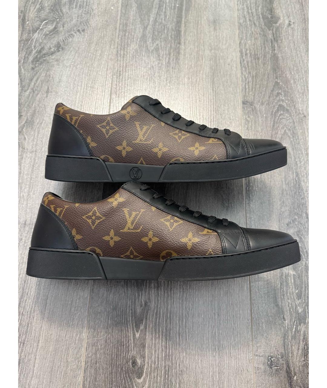 LOUIS VUITTON Коричневые низкие кроссовки / кеды, фото 5