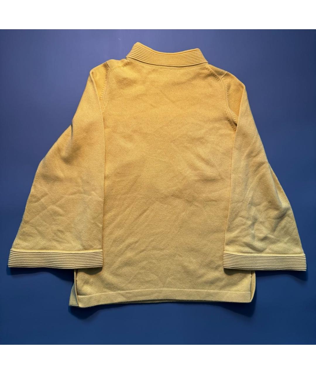 CHANEL Горчичное кашемировое повседневное платье, фото 2