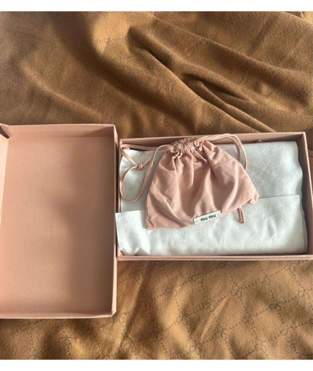 MIU MIU Черная кожаная сумка через плечо, фото 7