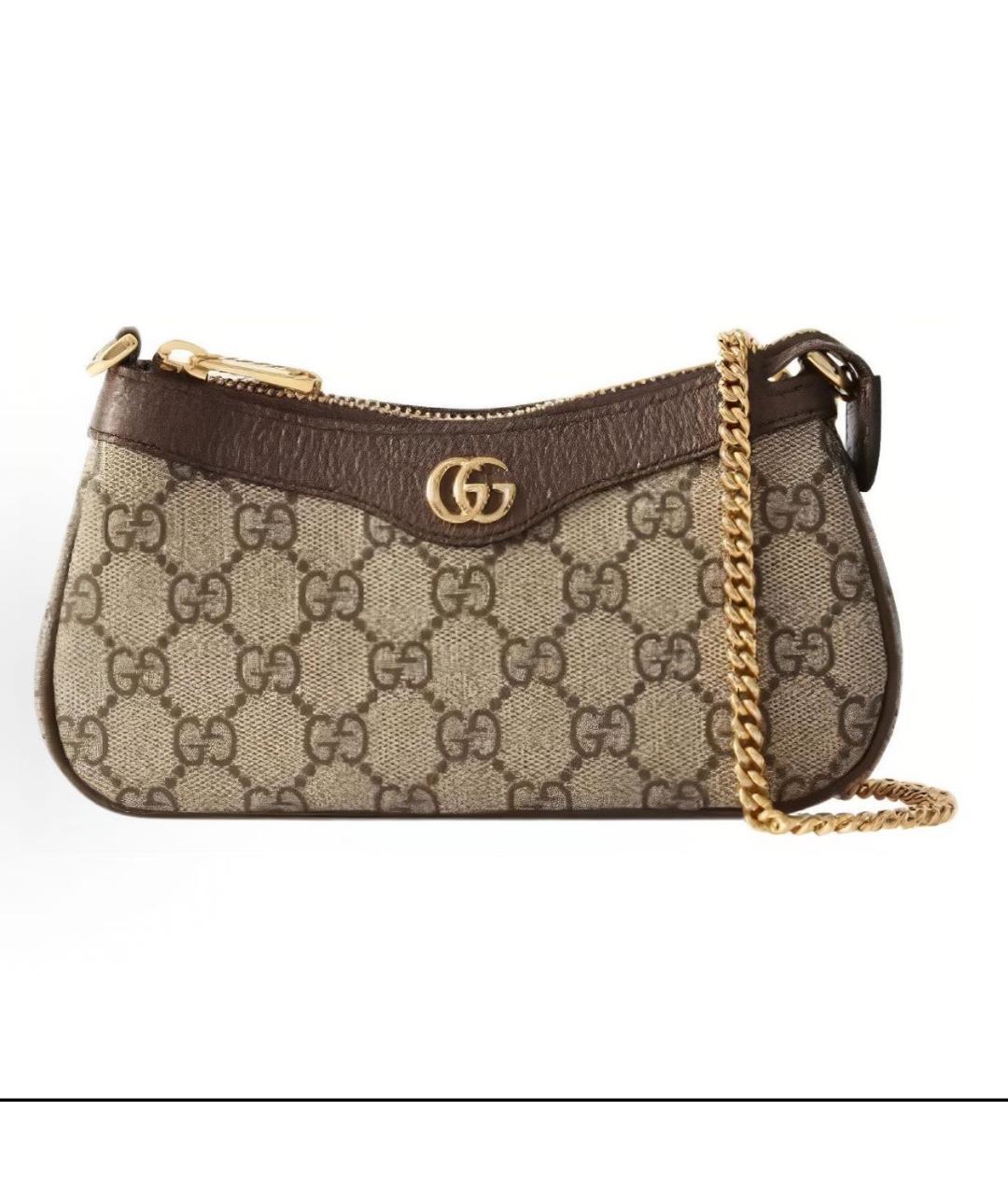 GUCCI Бежевая сумка через плечо, фото 9