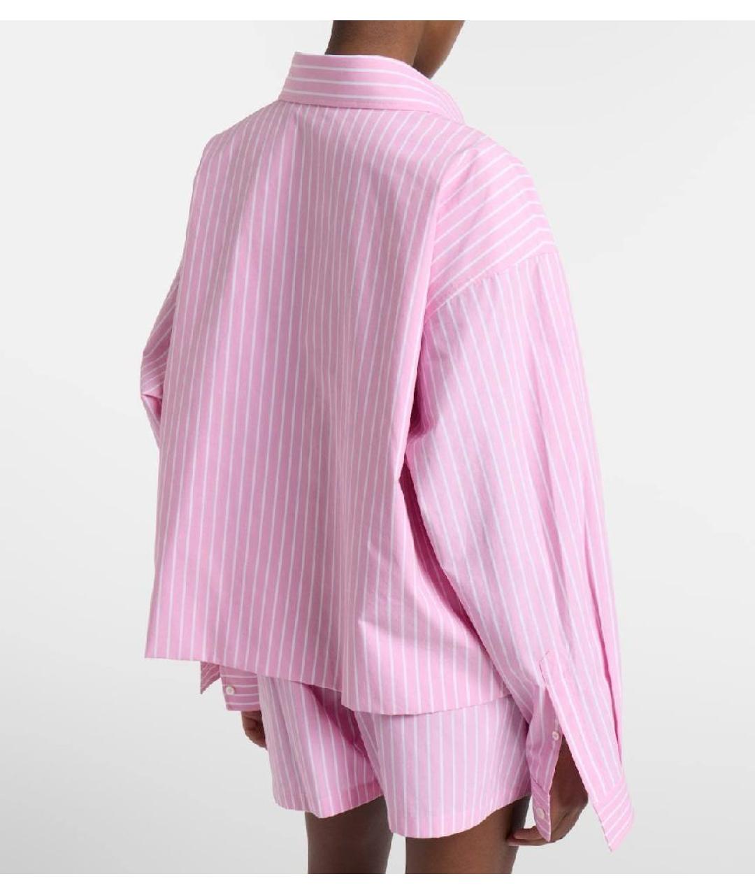 BALENCIAGA Розовый хлопковый костюм с брюками, фото 5