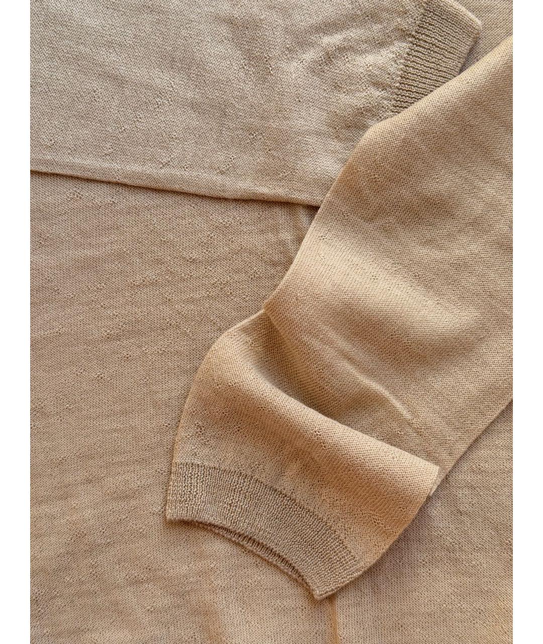 MAX MARA Бежевая шерстяная водолазка, фото 7