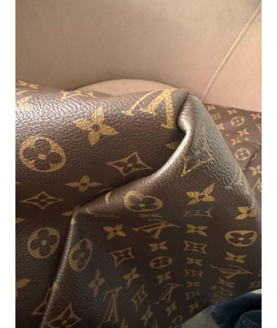 LOUIS VUITTON Коричневая сумка с короткими ручками, фото 5