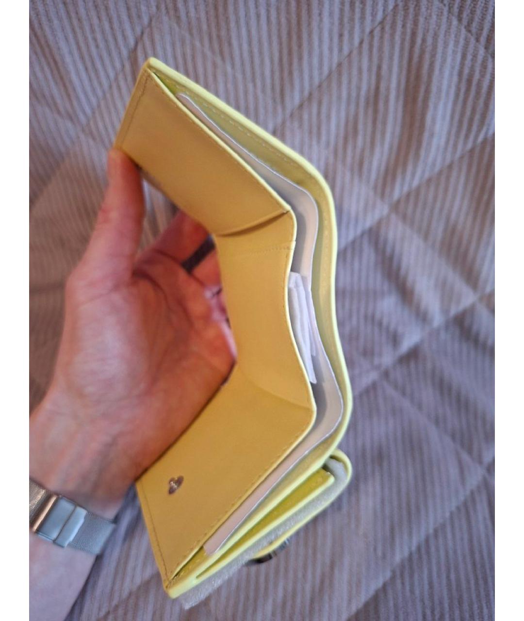 DIESEL Бежевый кожаный кошелек, фото 8