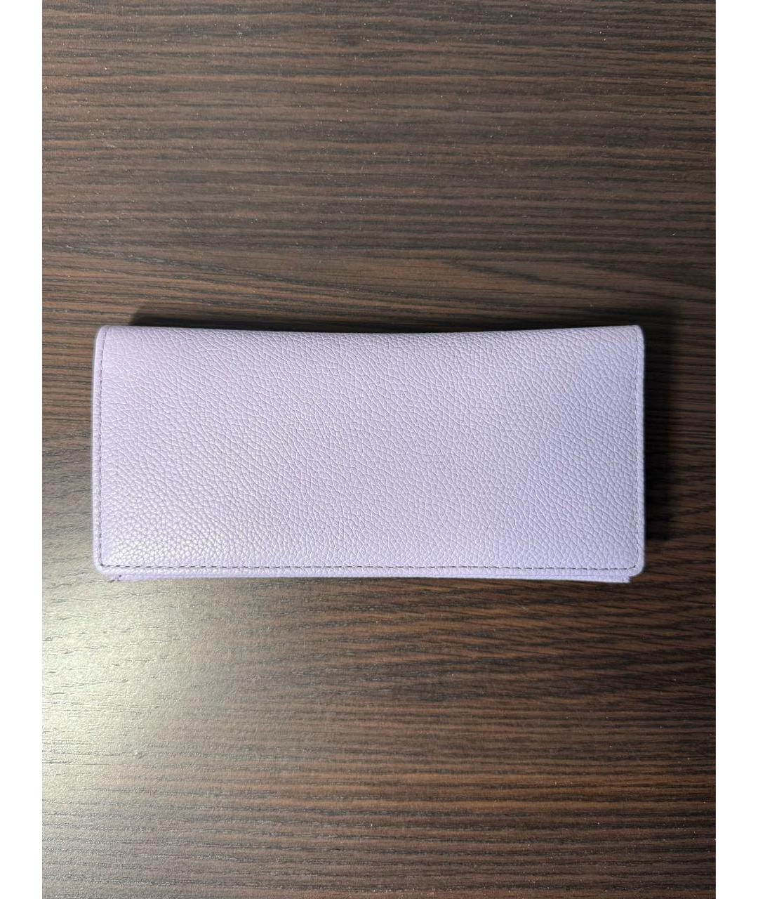 DIESEL Фиолетовый кожаный кошелек, фото 3