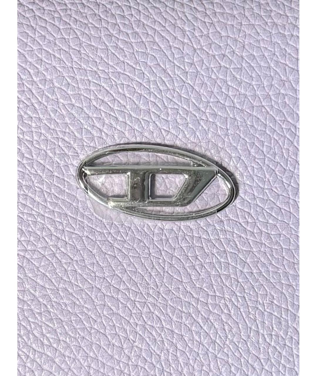 DIESEL Фиолетовый кожаный кошелек, фото 7