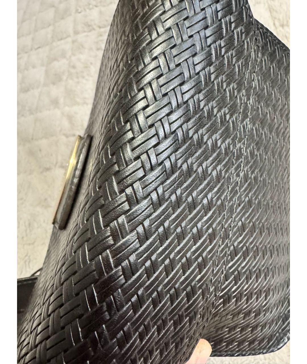 FURLA Черная кожаная сумка через плечо, фото 7