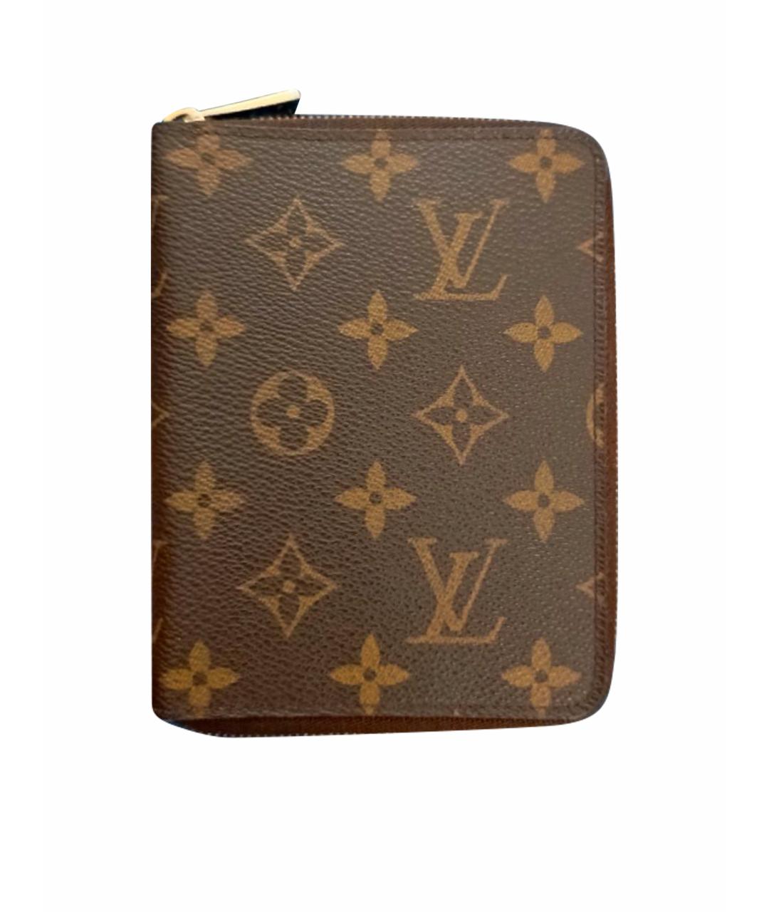 LOUIS VUITTON Коричневый кошелек, фото 1