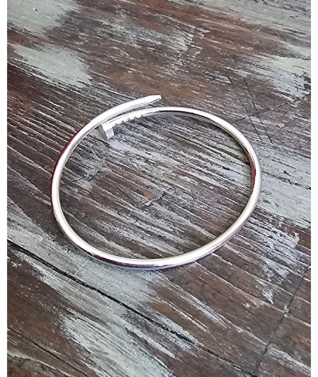 CARTIER Серебрянный браслет из белого золота, фото 3