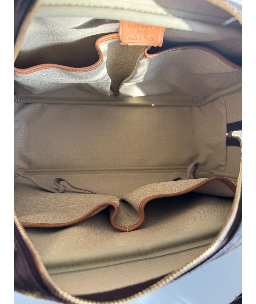 LOUIS VUITTON Коричневая сумка с короткими ручками, фото 4