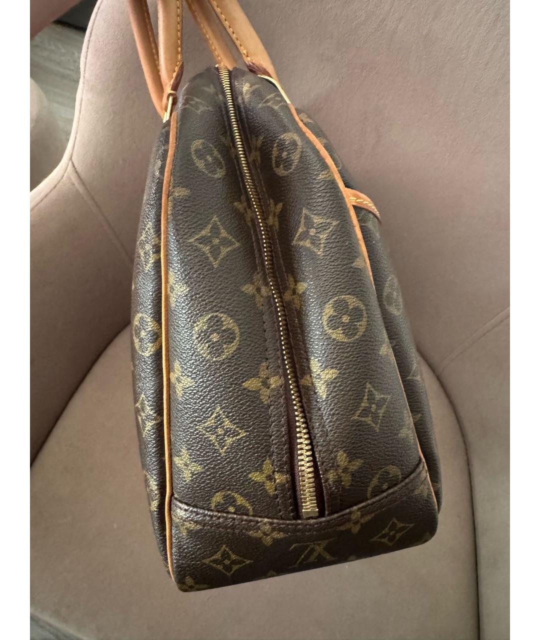 LOUIS VUITTON Коричневая сумка с короткими ручками, фото 2