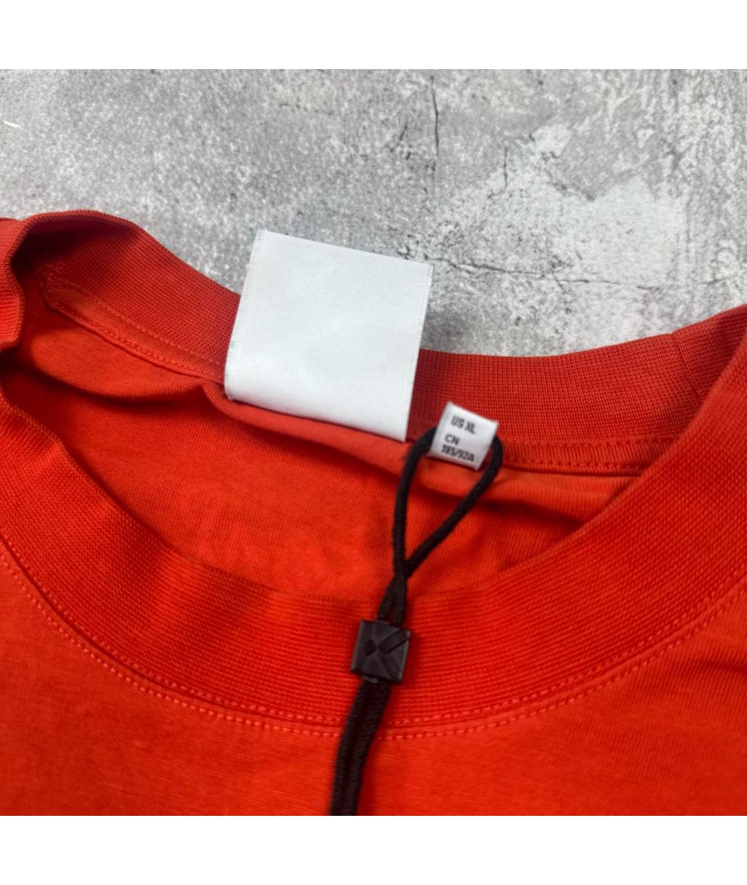 KENZO Красная хлопковая футболка, фото 4