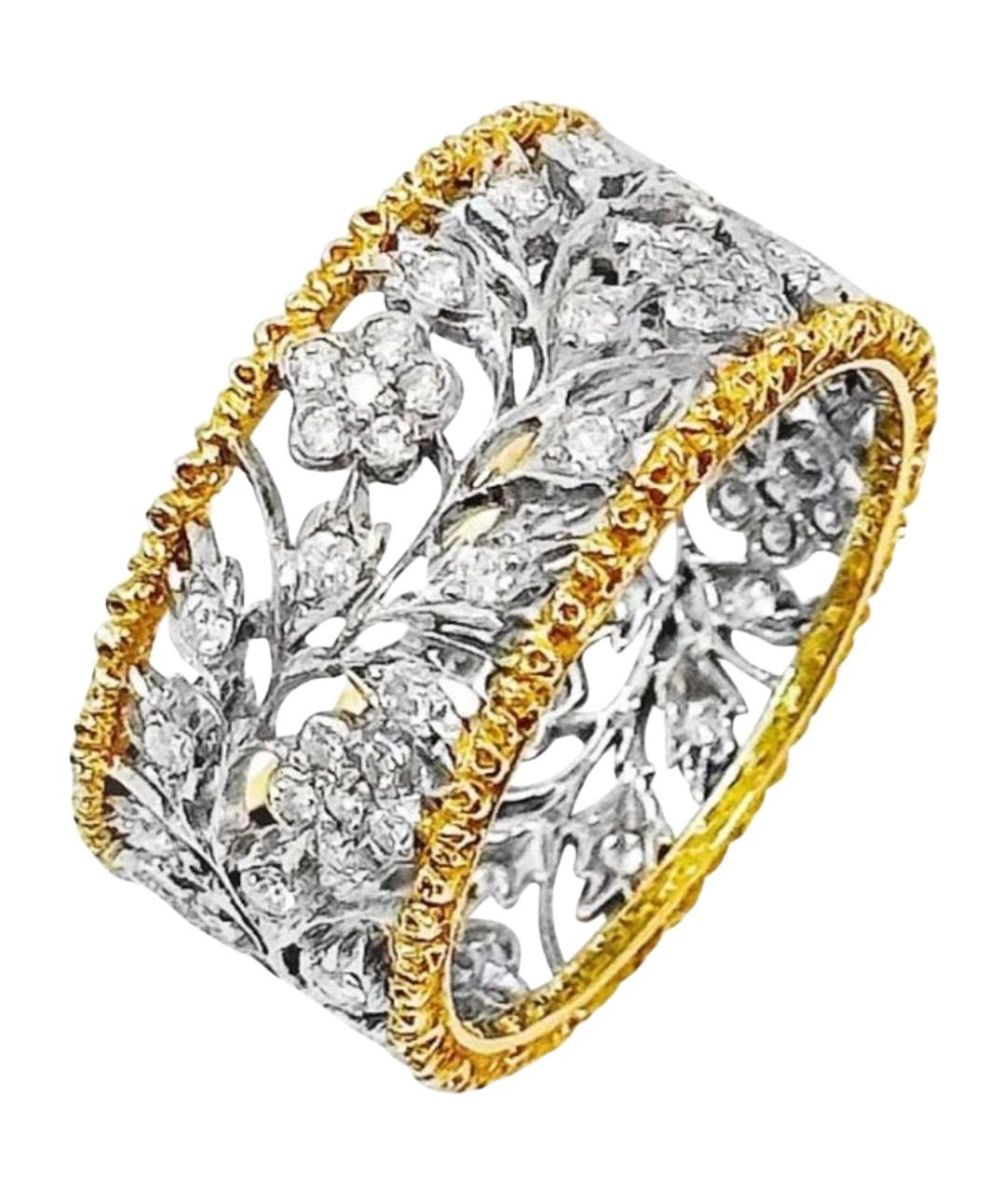 Buccellati Серебряное кольцо из белого золота, фото 1
