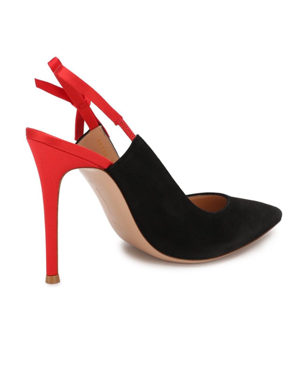 GIANVITO ROSSI Черные замшевые туфли, фото 3