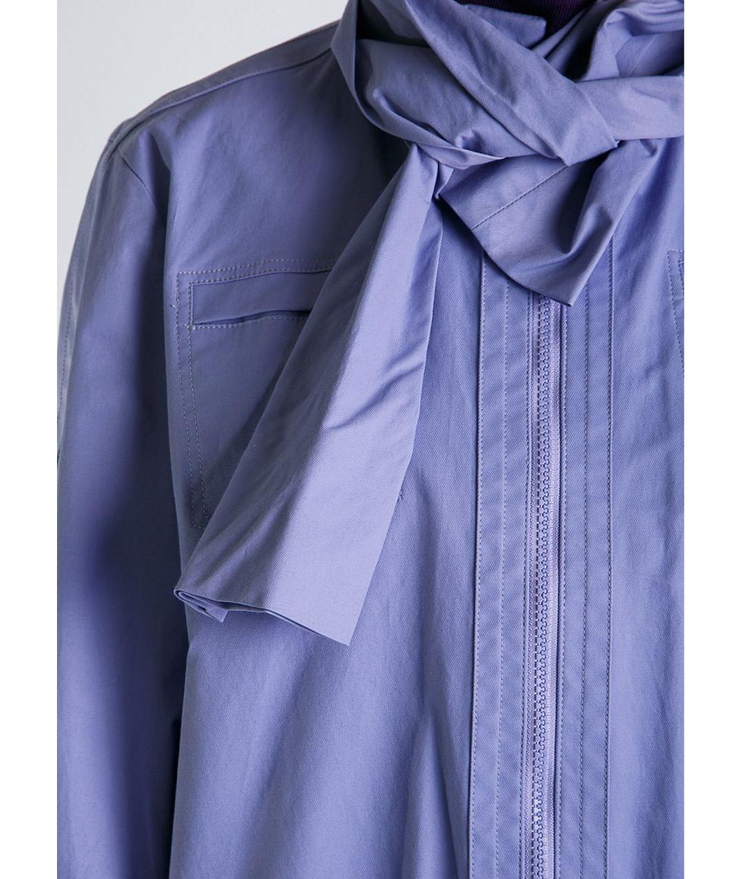 ROBERTO CAVALLI Фиолетовая хлопковая куртка, фото 4