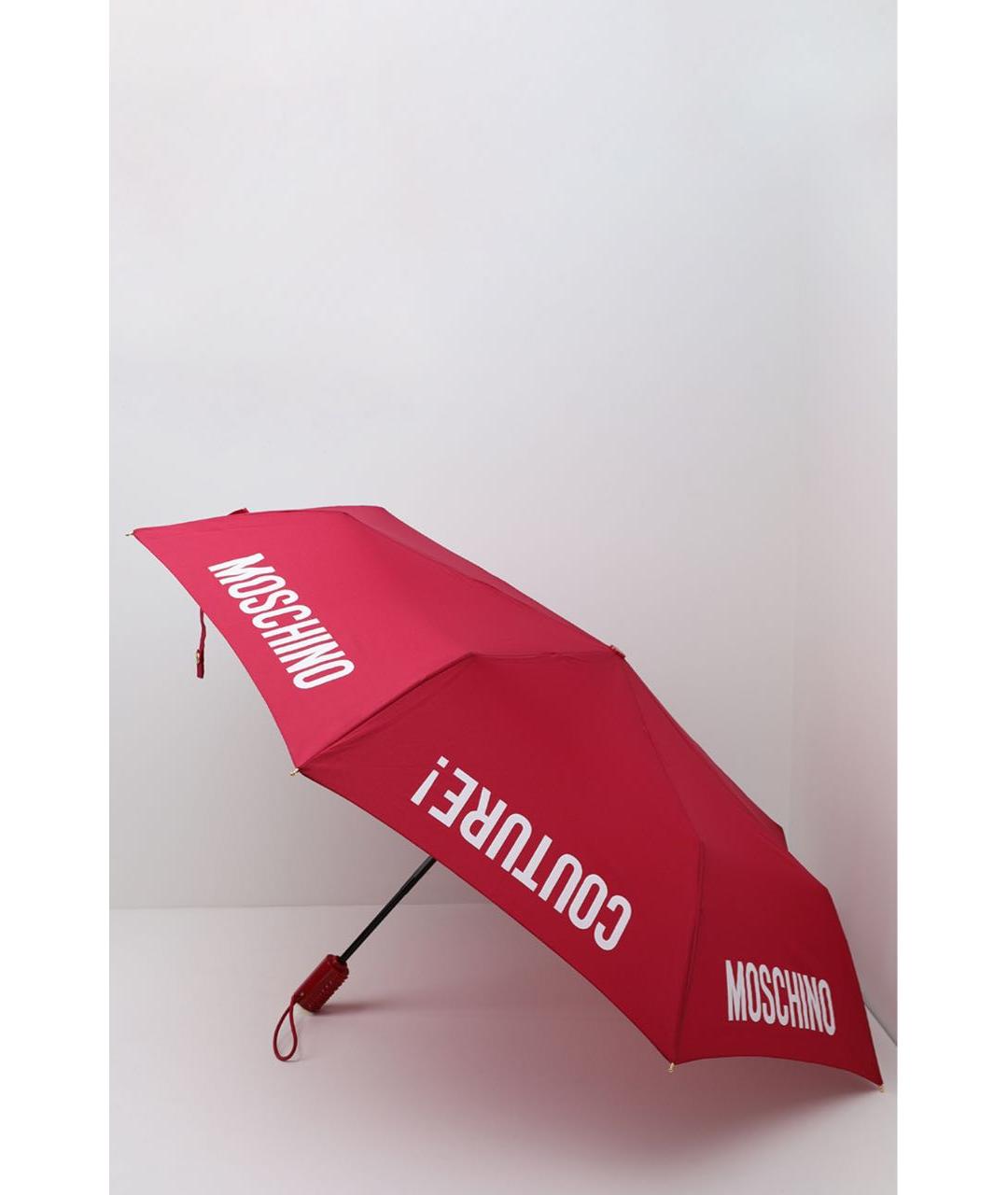 MOSCHINO Красный зонт, фото 3