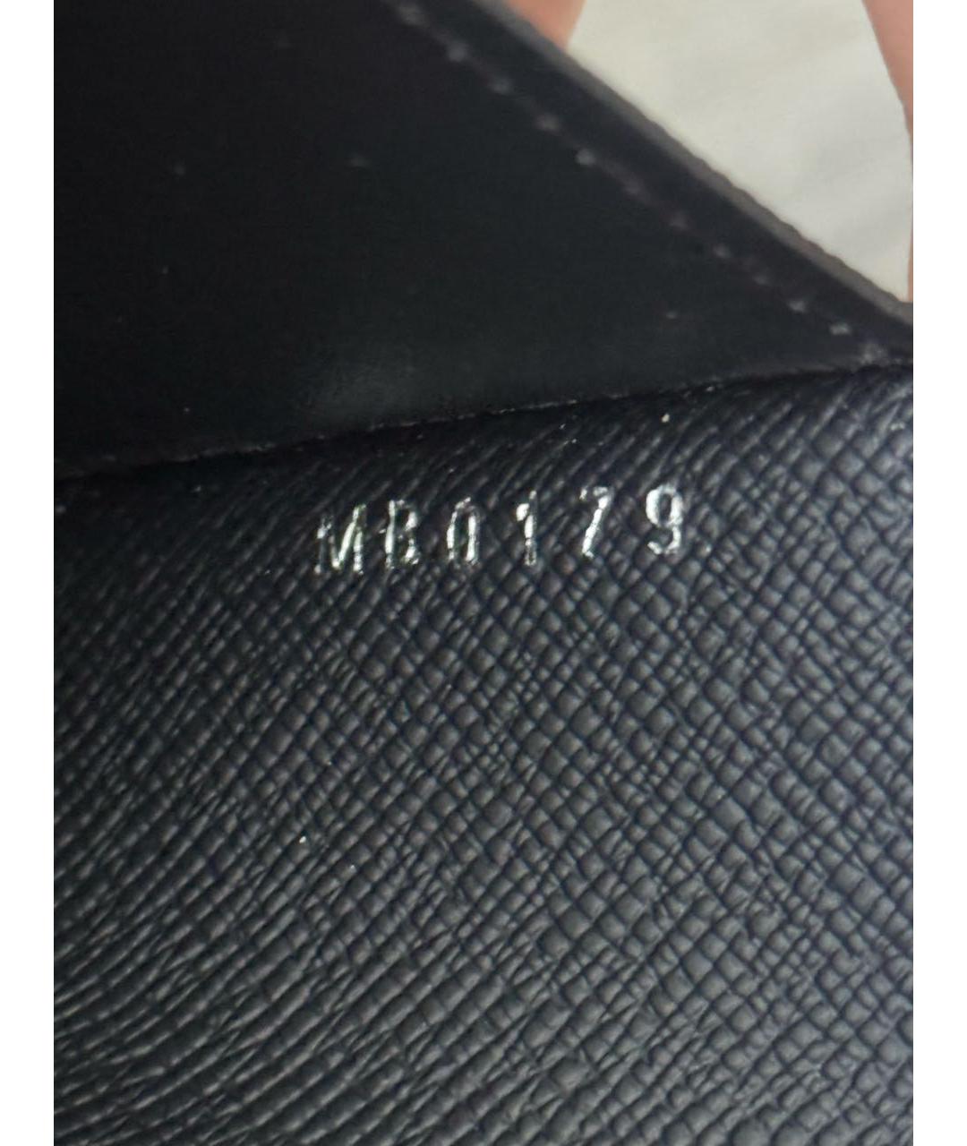 LOUIS VUITTON Черный кардхолдер, фото 5