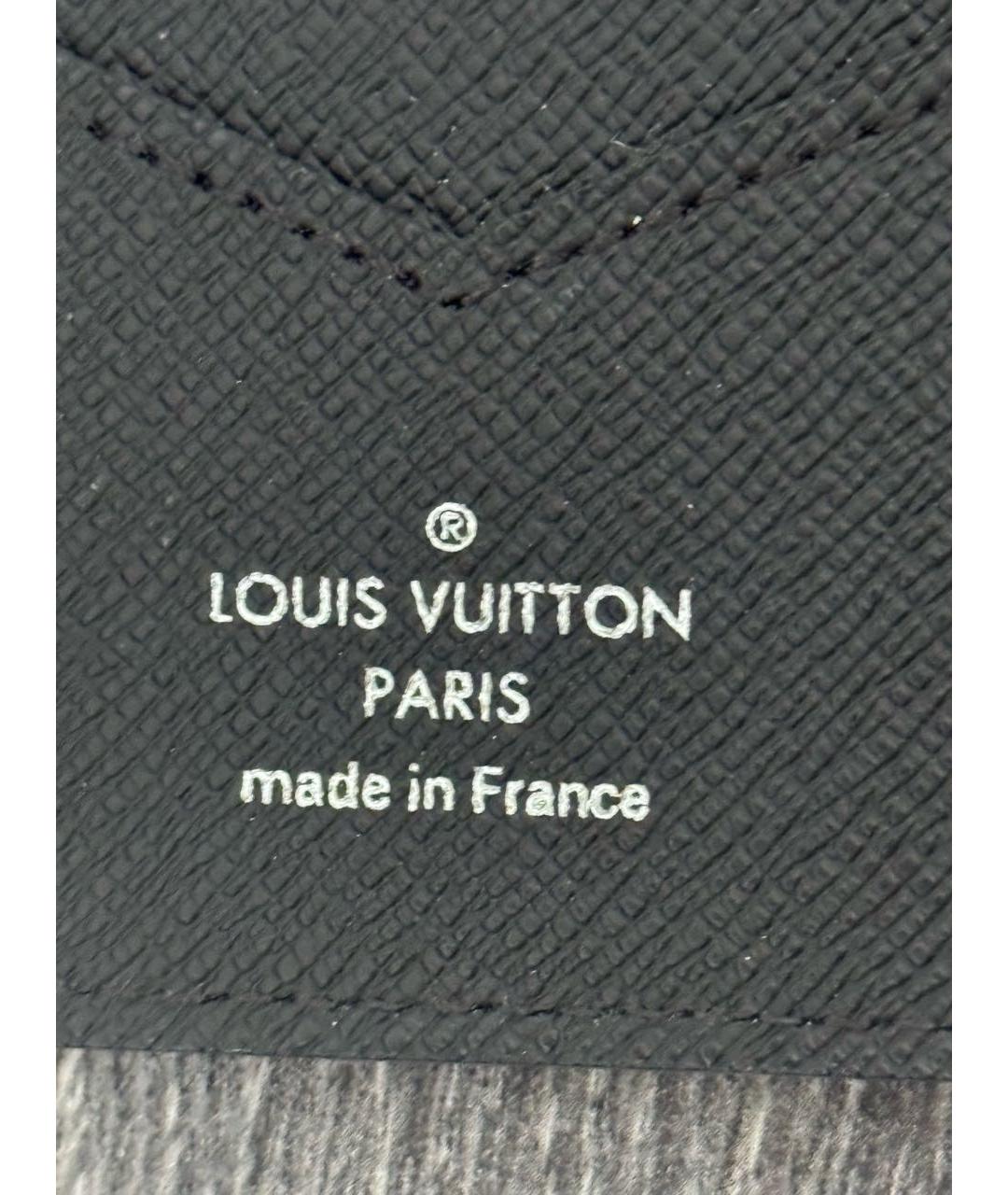 LOUIS VUITTON Черный кардхолдер, фото 4