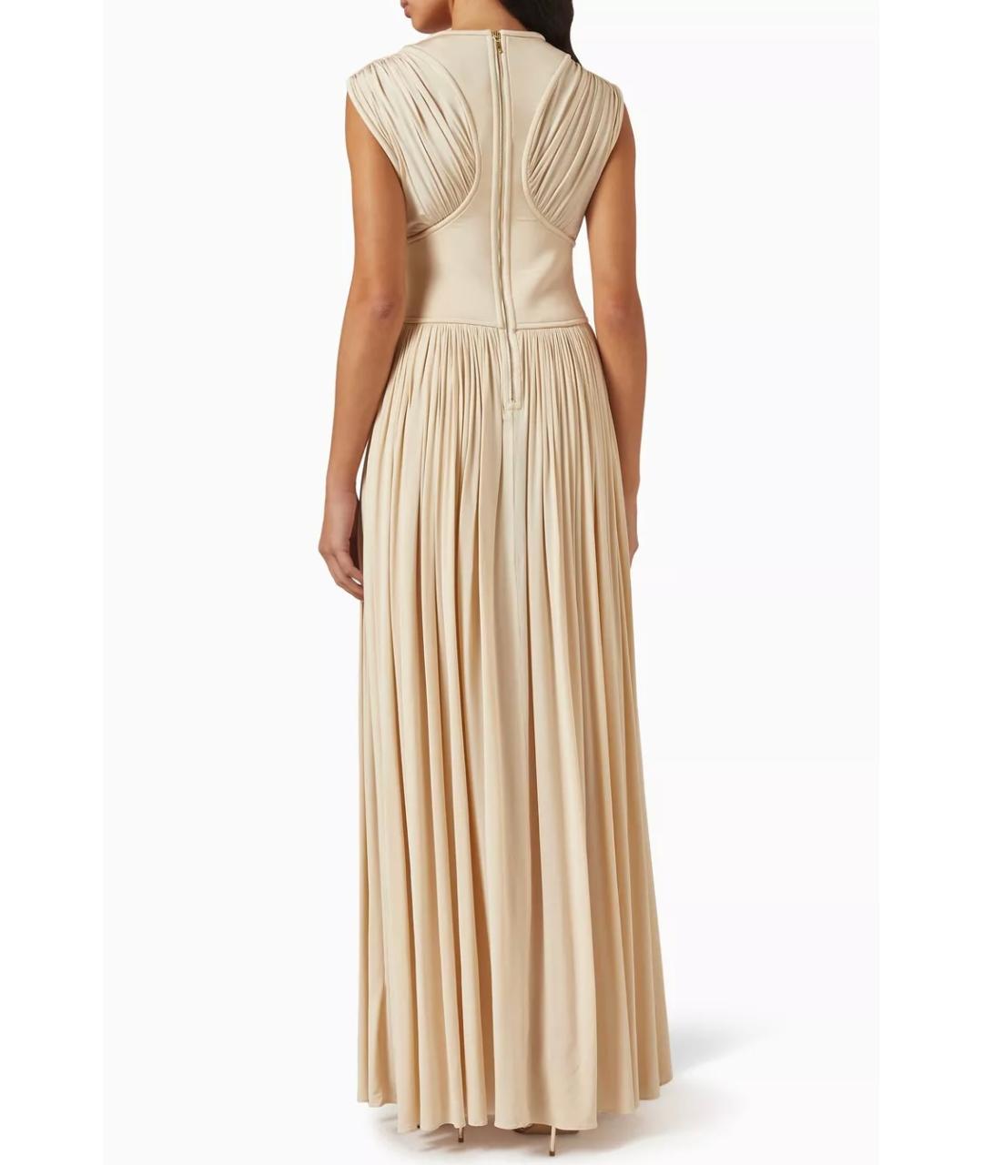 ZIMMERMANN Бежевое вискозное вечернее платье, фото 6