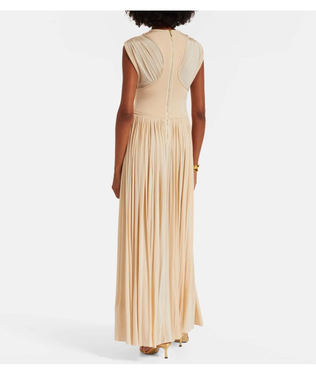 ZIMMERMANN Бежевое вискозное вечернее платье, фото 8