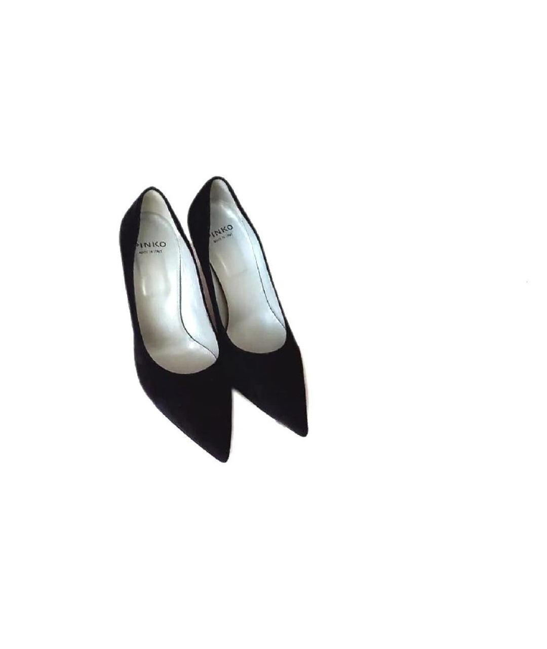 PINKO Черные замшевые туфли, фото 3