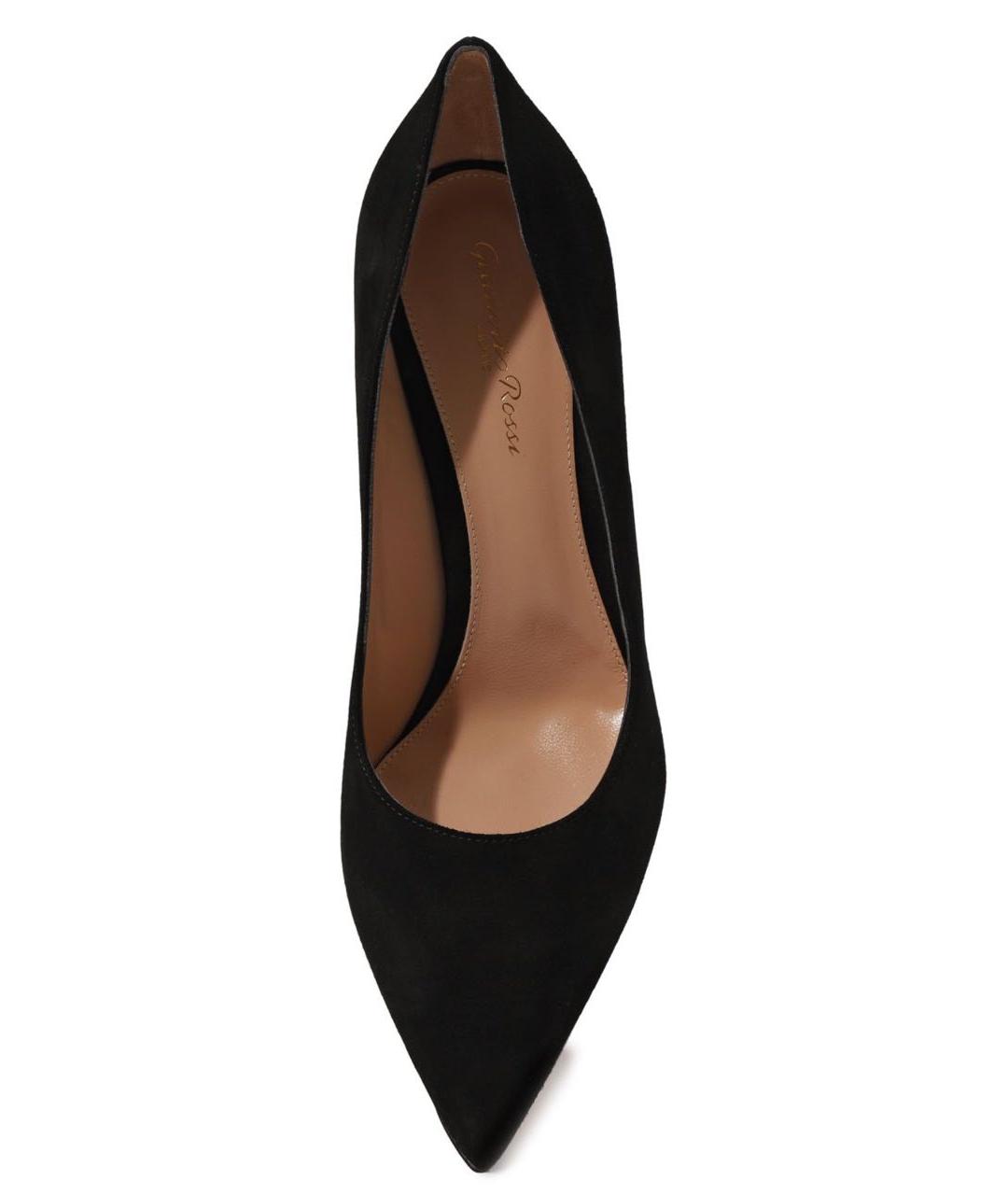 GIANVITO ROSSI Черные кожаные туфли, фото 5