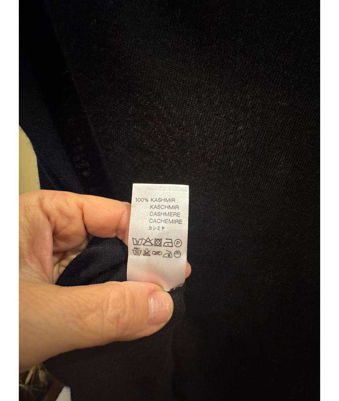 VALENTINO Черная кашемировая водолазка, фото 3