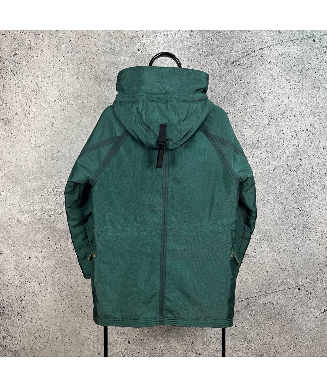 STONE ISLAND Зеленая полиамидовая куртка, фото 2