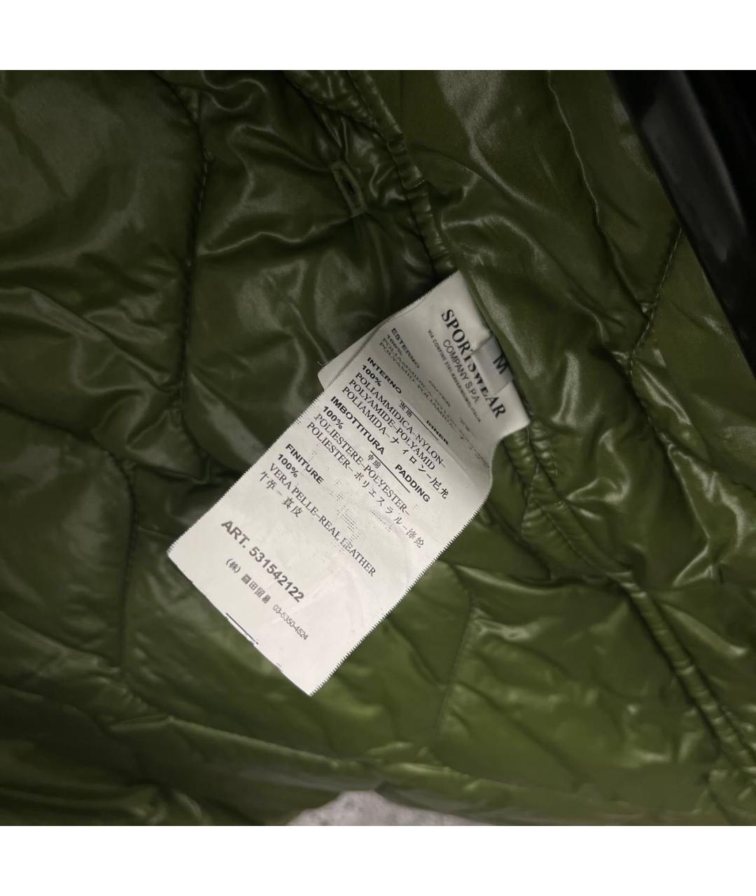 STONE ISLAND Зеленая полиамидовая куртка, фото 5