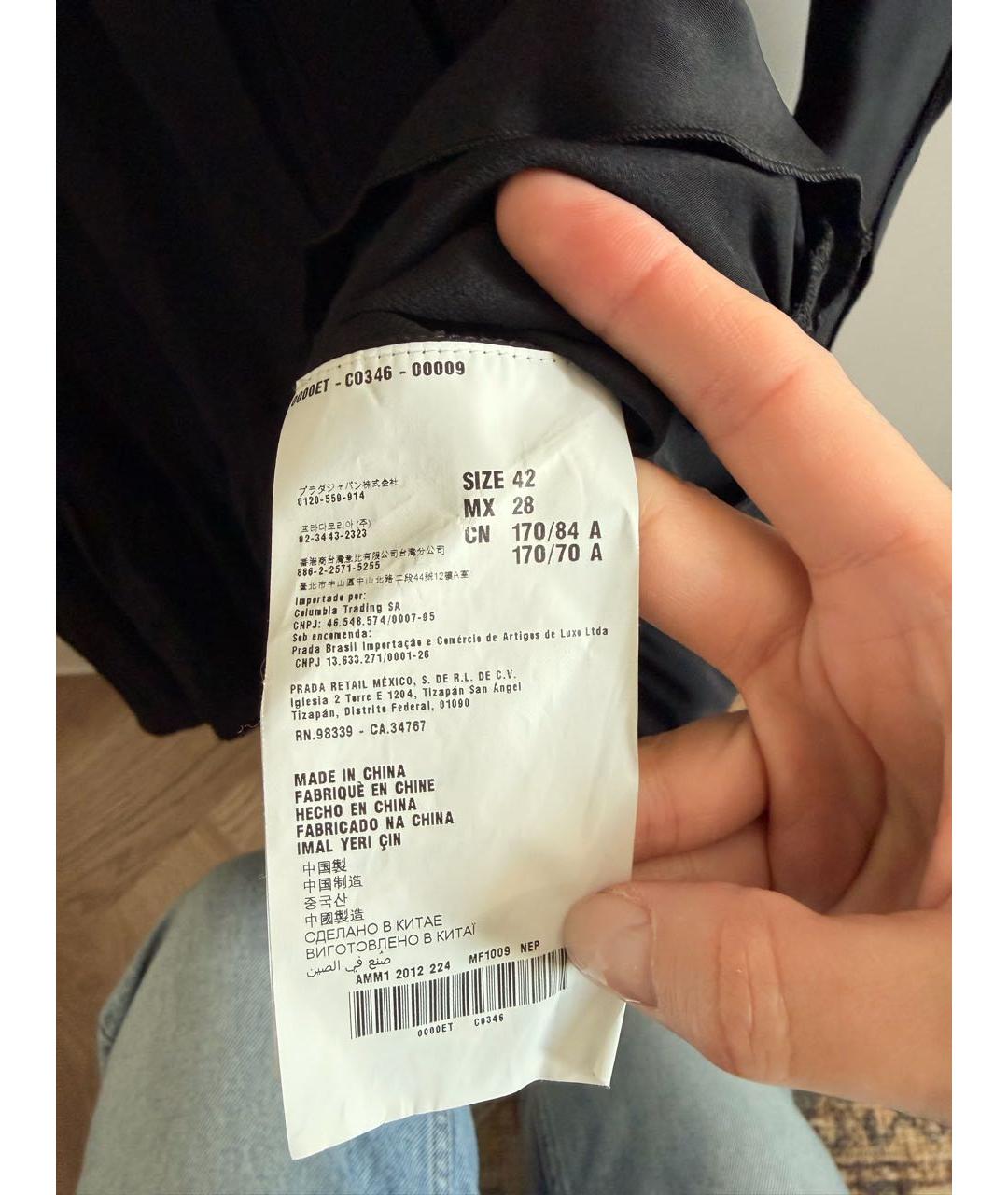 MIU MIU Черное шелковое коктейльное платье, фото 6