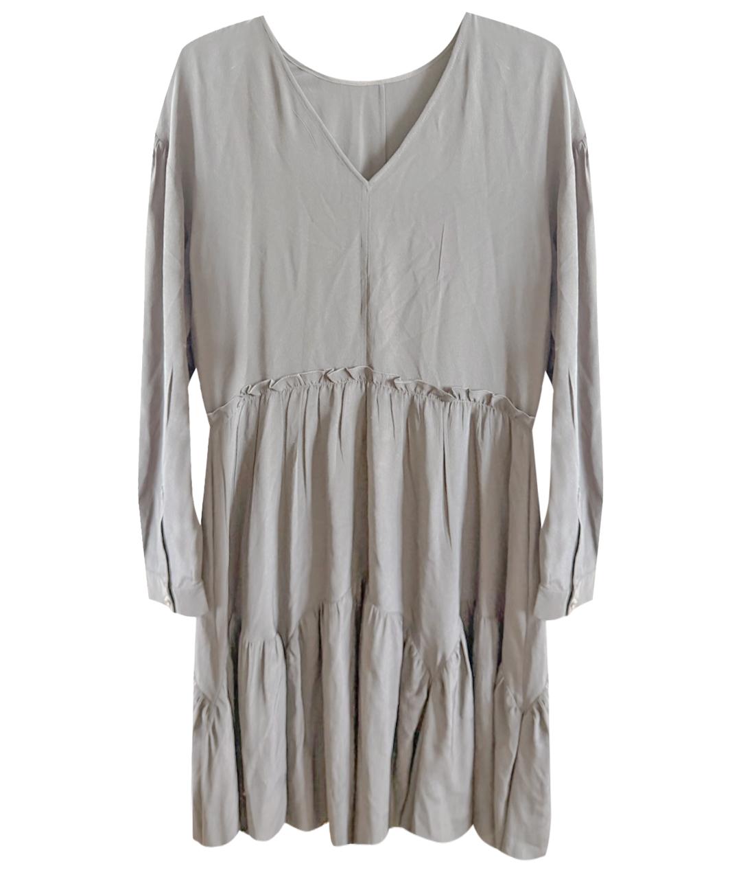 MIU MIU Черное шелковое коктейльное платье, фото 1