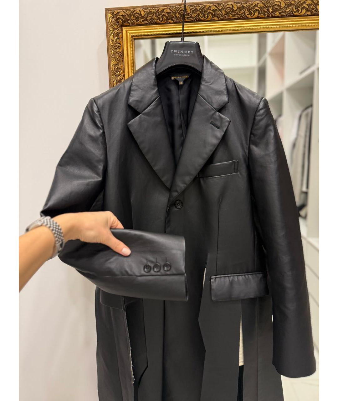 COMME DES GARÇONS Черный тренч/плащ, фото 2