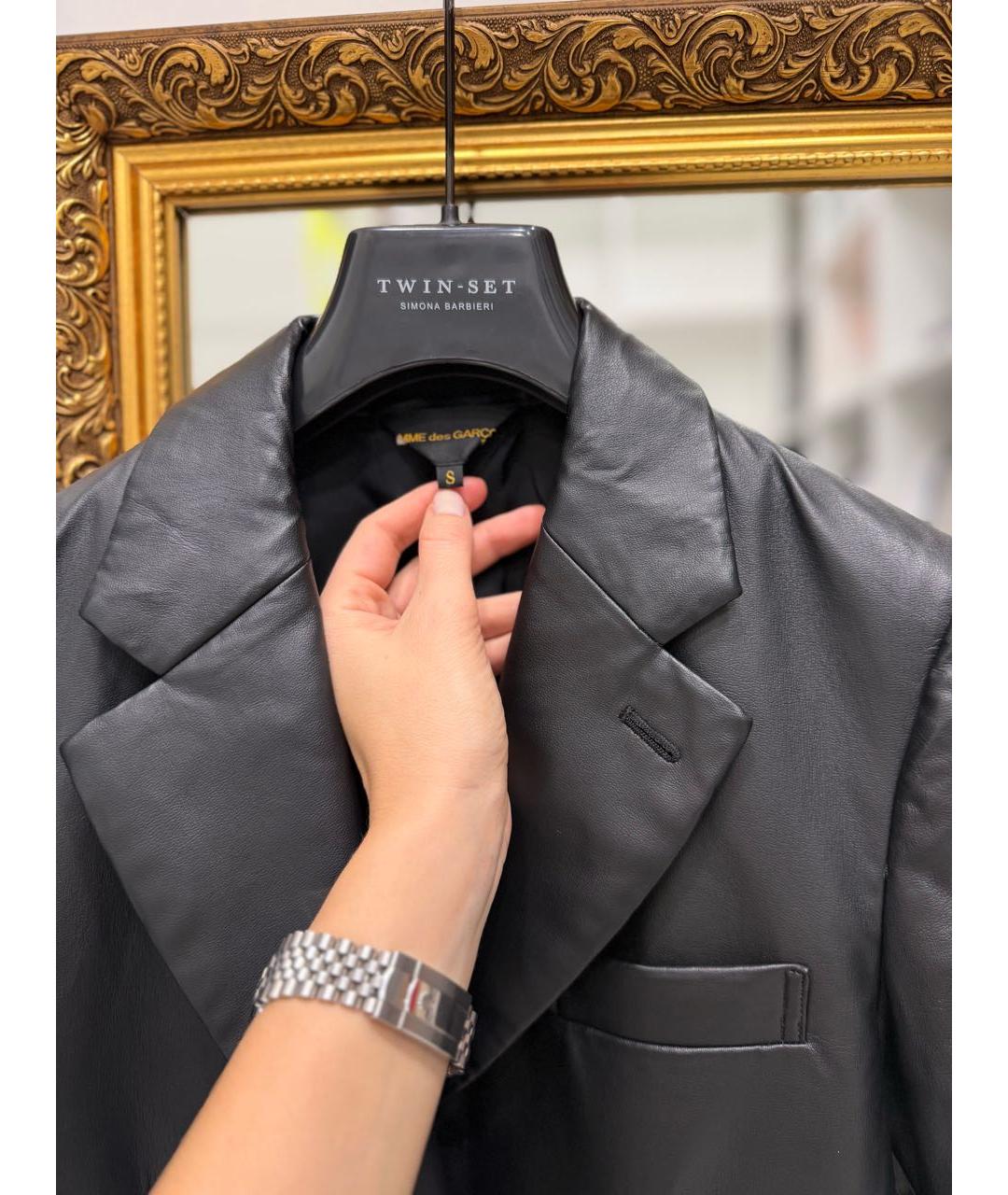 COMME DES GARÇONS Черный тренч/плащ, фото 3