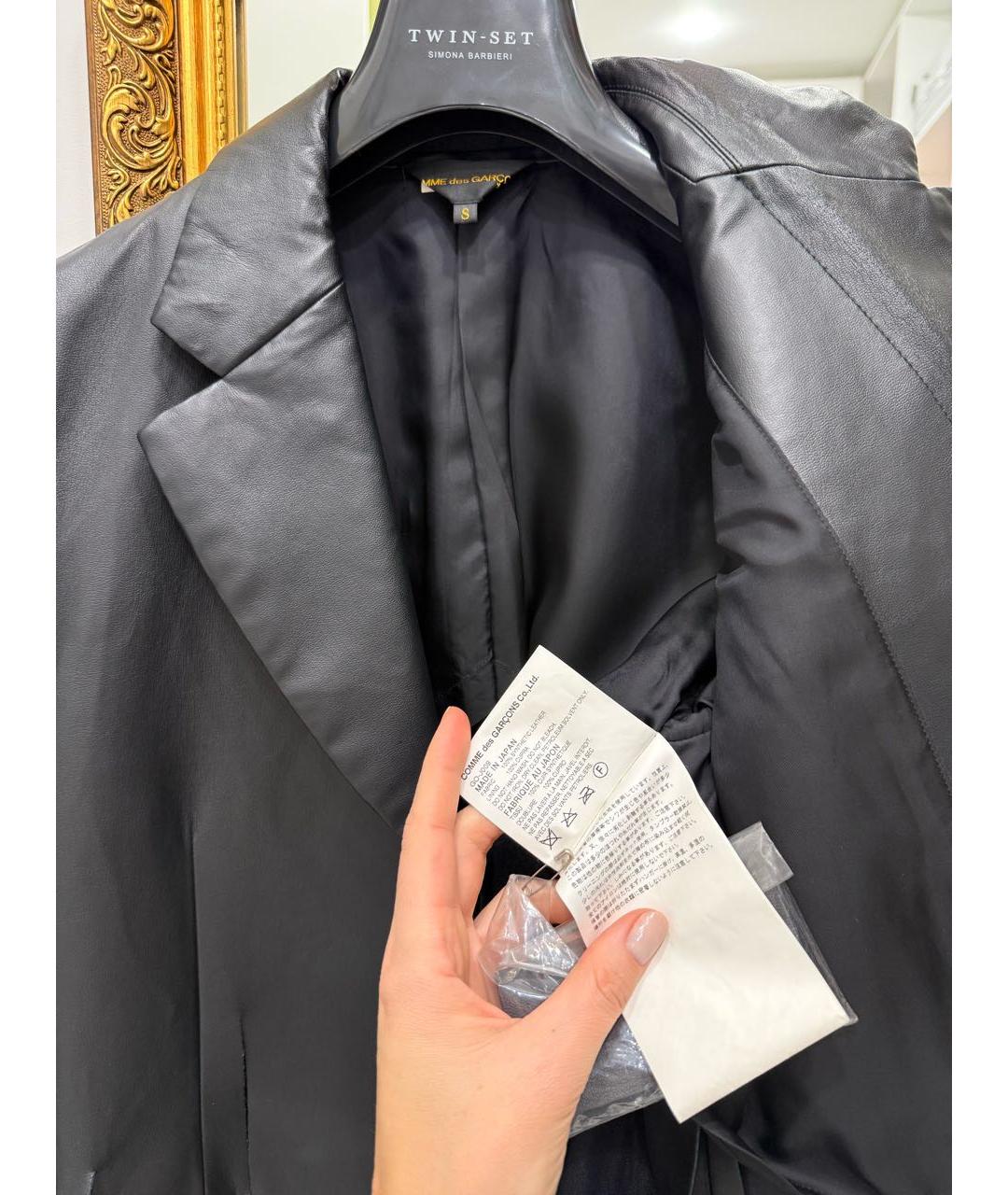 COMME DES GARÇONS Черный тренч/плащ, фото 5