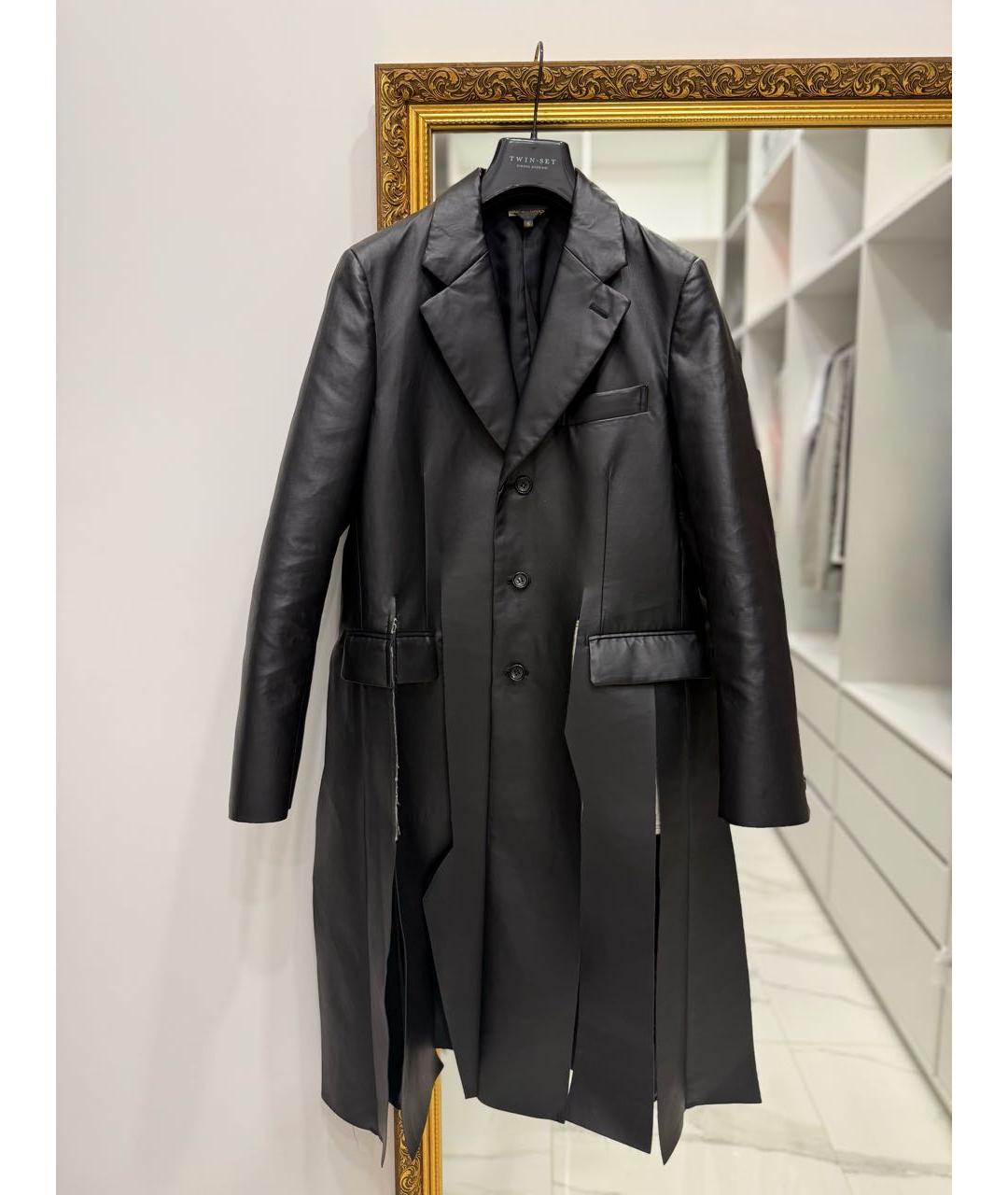 COMME DES GARÇONS Черный тренч/плащ, фото 7