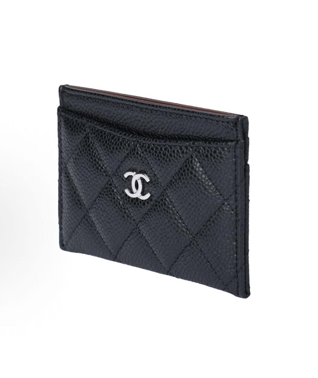 CHANEL Черный кожаный кардхолдер, фото 2