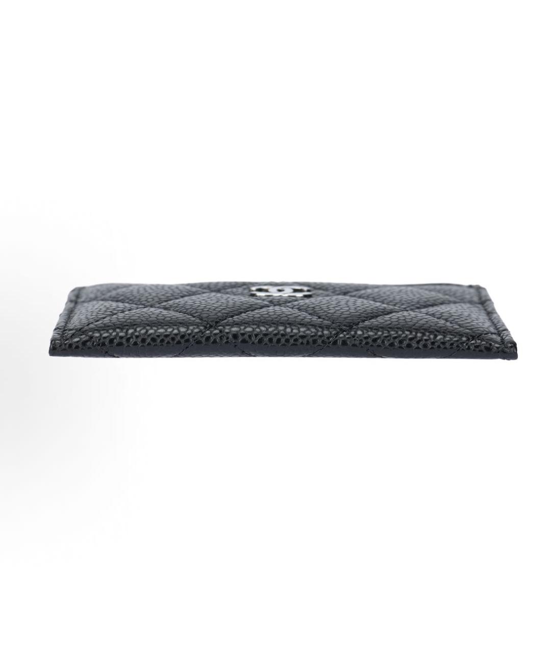 CHANEL Черный кожаный кардхолдер, фото 4