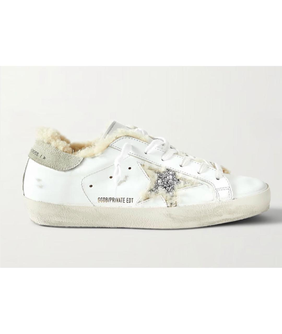 GOLDEN GOOSE DELUXE BRAND Белые кожаные кеды, фото 5