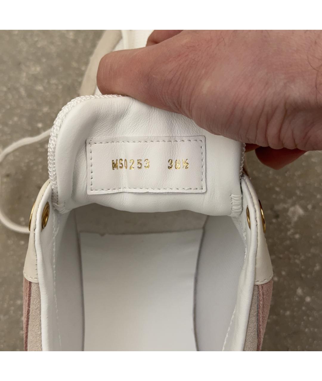 LOUIS VUITTON Розовые замшевые кроссовки, фото 7