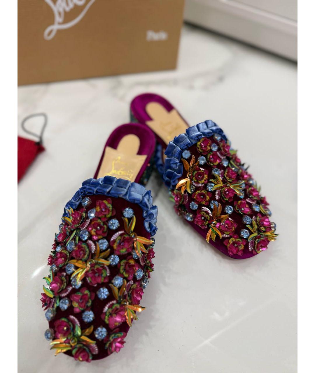 CHRISTIAN LOUBOUTIN Мульти мюли, фото 3