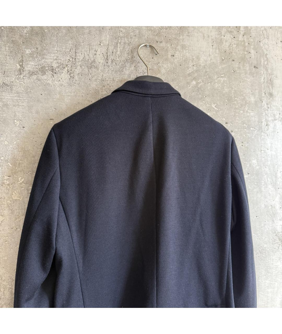 BOGNER Темно-синий полиэстеровый пиджак, фото 3