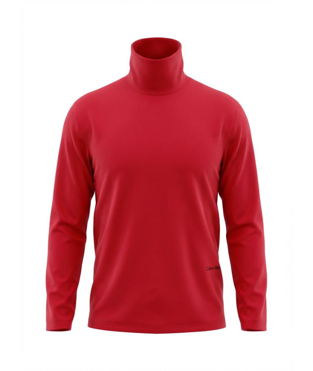 CALVIN KLEIN Красная водолазка, фото 1