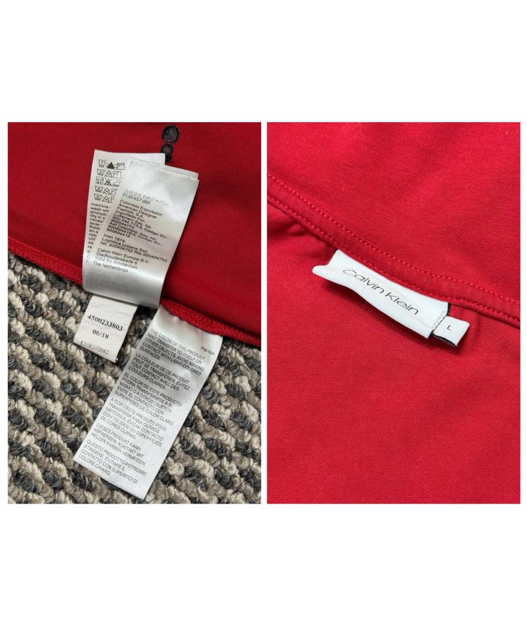 CALVIN KLEIN Красная водолазка, фото 4