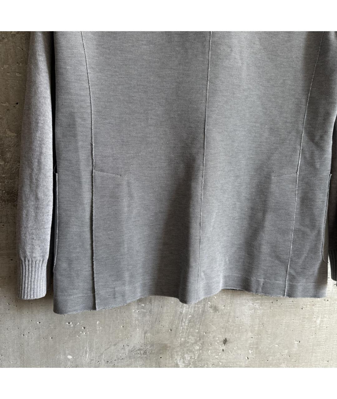 ELEVENTY Серый хлопковый пиджак, фото 4