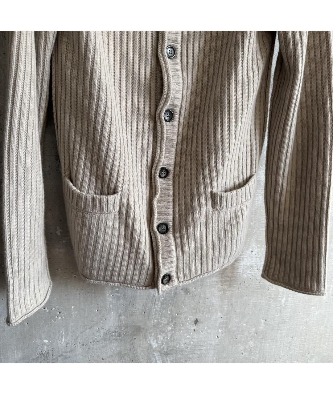 DOLCE&GABBANA Бежевый кашемировый кардиган, фото 5