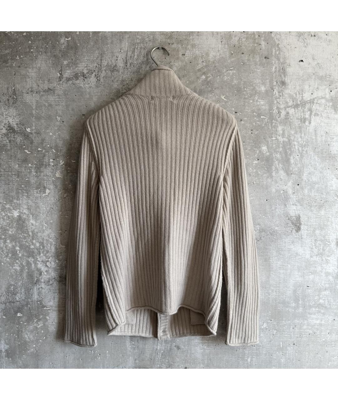 DOLCE&GABBANA Бежевый кашемировый кардиган, фото 2